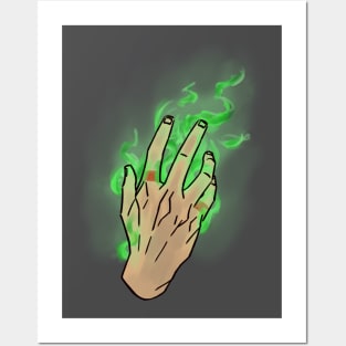 Fireball (Green) Posters and Art